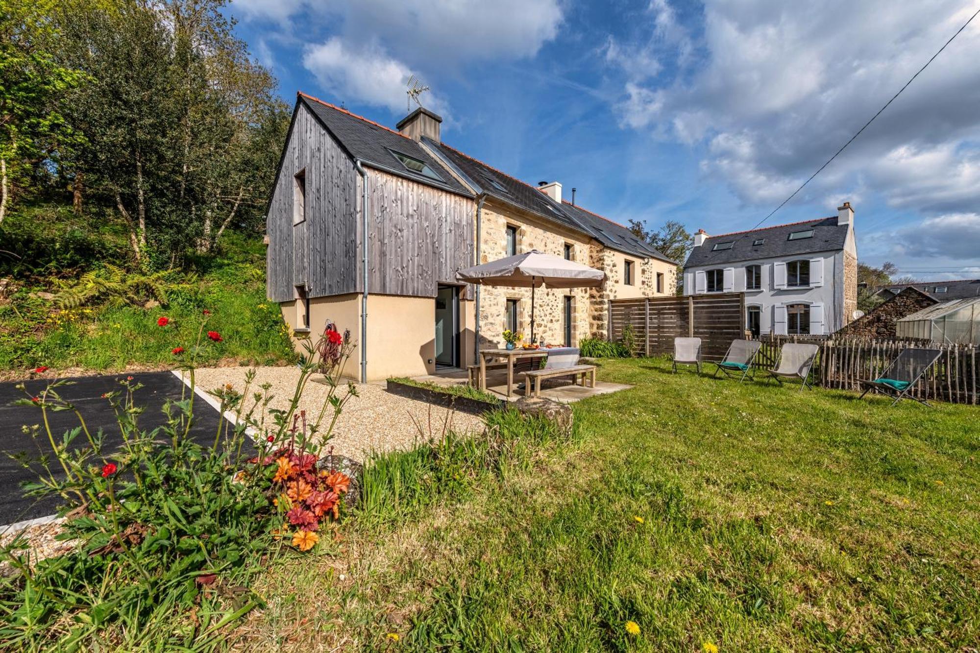 Toudig - Maison Avec Terrasse Et Jardin Plougastel-Daoulas Exteriör bild
